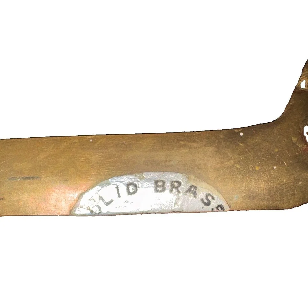 Vtg SMC Solid Brass Dragon Letter Opener 7.5